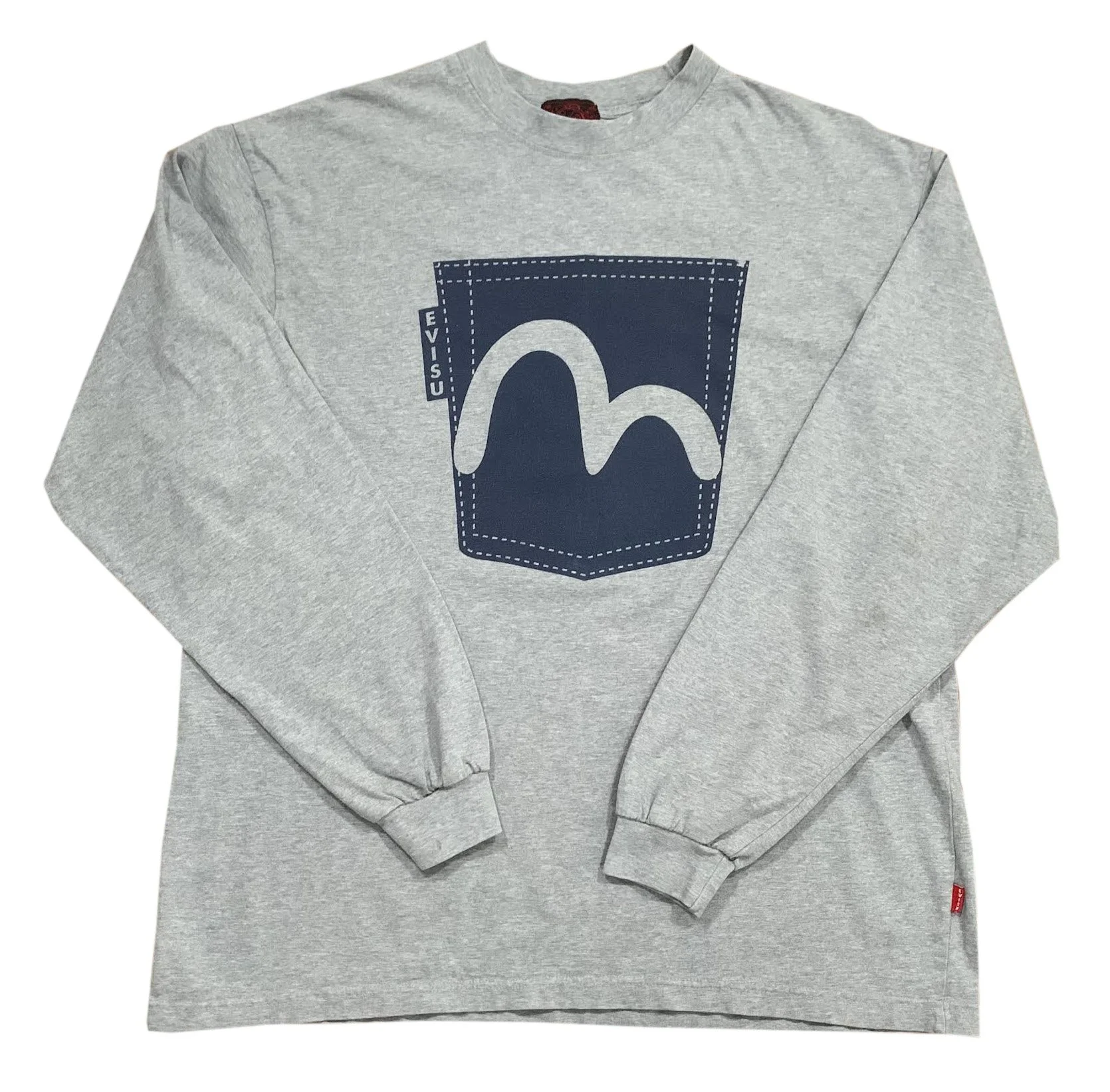 Vintage Evisu Pocket Logo T Shirt (Size 40) — RootsBK